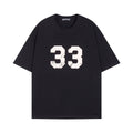 Chrome Heart T Shirts Horseshoe Cross Print Short Sleeve T-Shirt