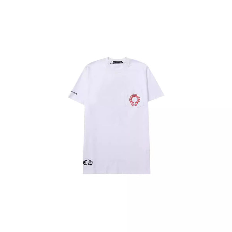 Chrome Heart T Shirts Horseshoe Stacked Cross Short Sleeve T-Shirt