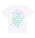 Sp5der Women's OG Web Baby Tee White