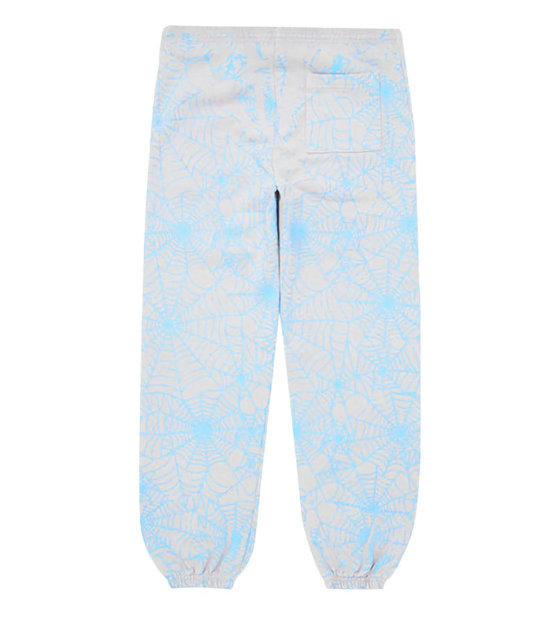 Sp5der AOP Web Heather Grey Sweatpants