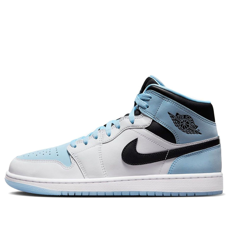 Air Jordan 1 Mid 'Hyper Royal Black' 554724-077