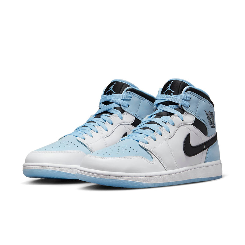 Air Jordan 1 Mid 'Hyper Royal Black' 554724-077